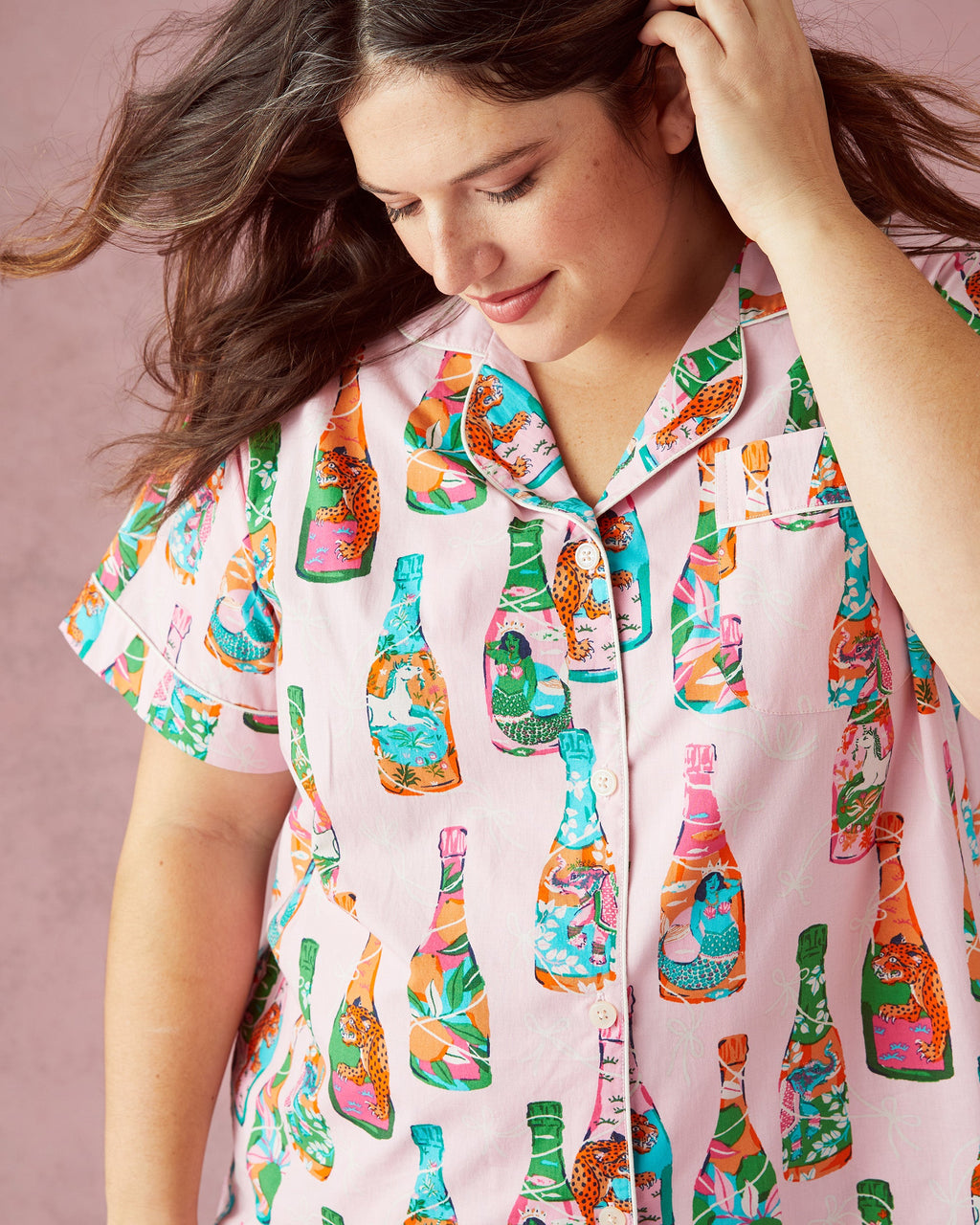 Pop the Bubbly - Short Sleep Set - Sparkling Rosé