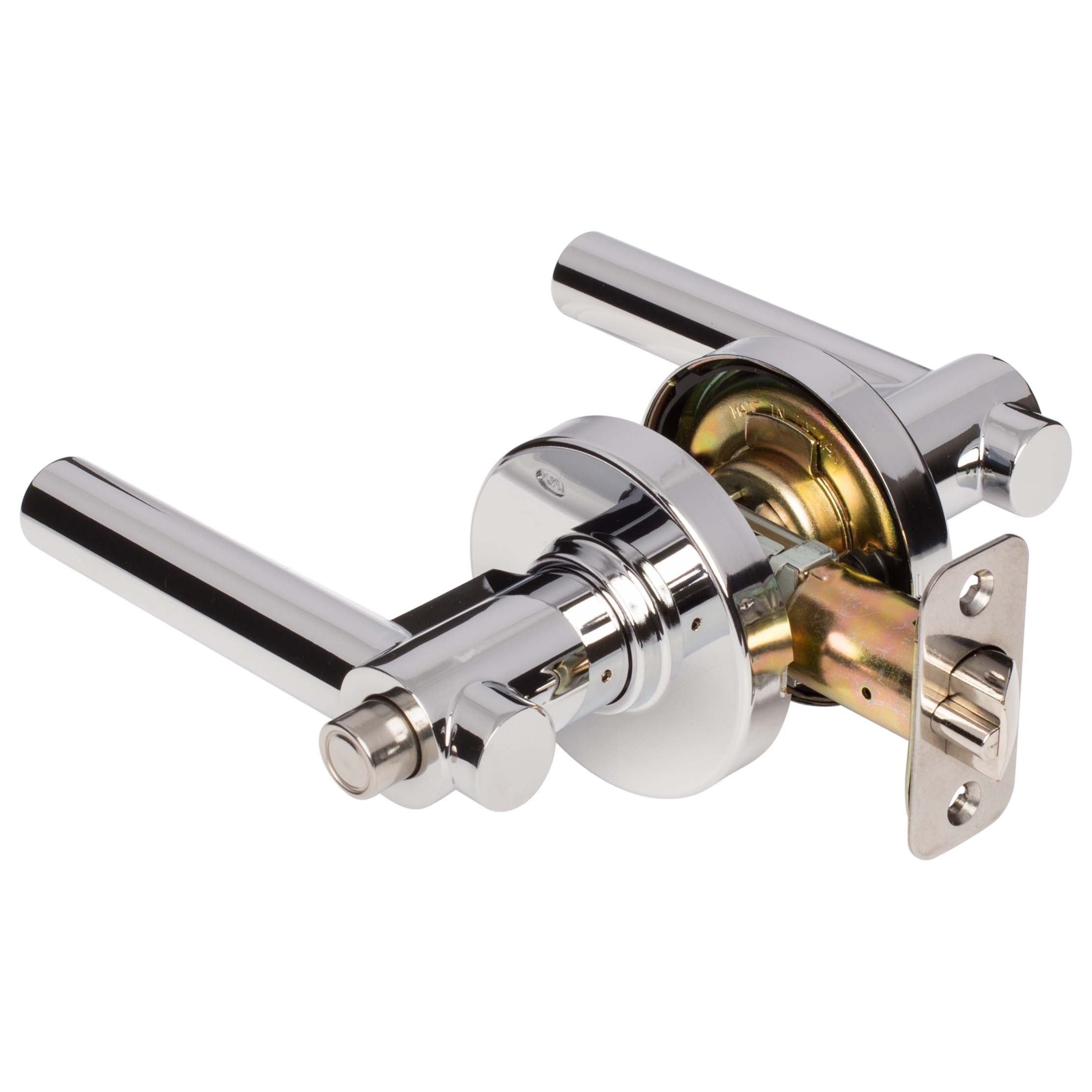 Door Lever Set Keyed / Entry Function Contemporary Style Riley Collection