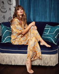 Bagheera - Satin Wildest Dreams Pajama Set - Tobacco