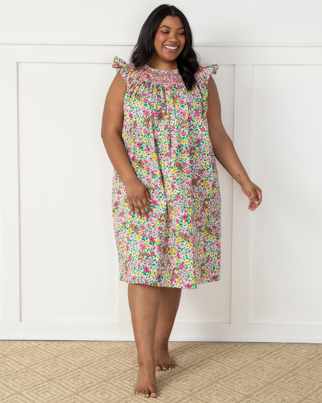 Bunny Trail - Sweet Escape Nightgown - Spring Meadow