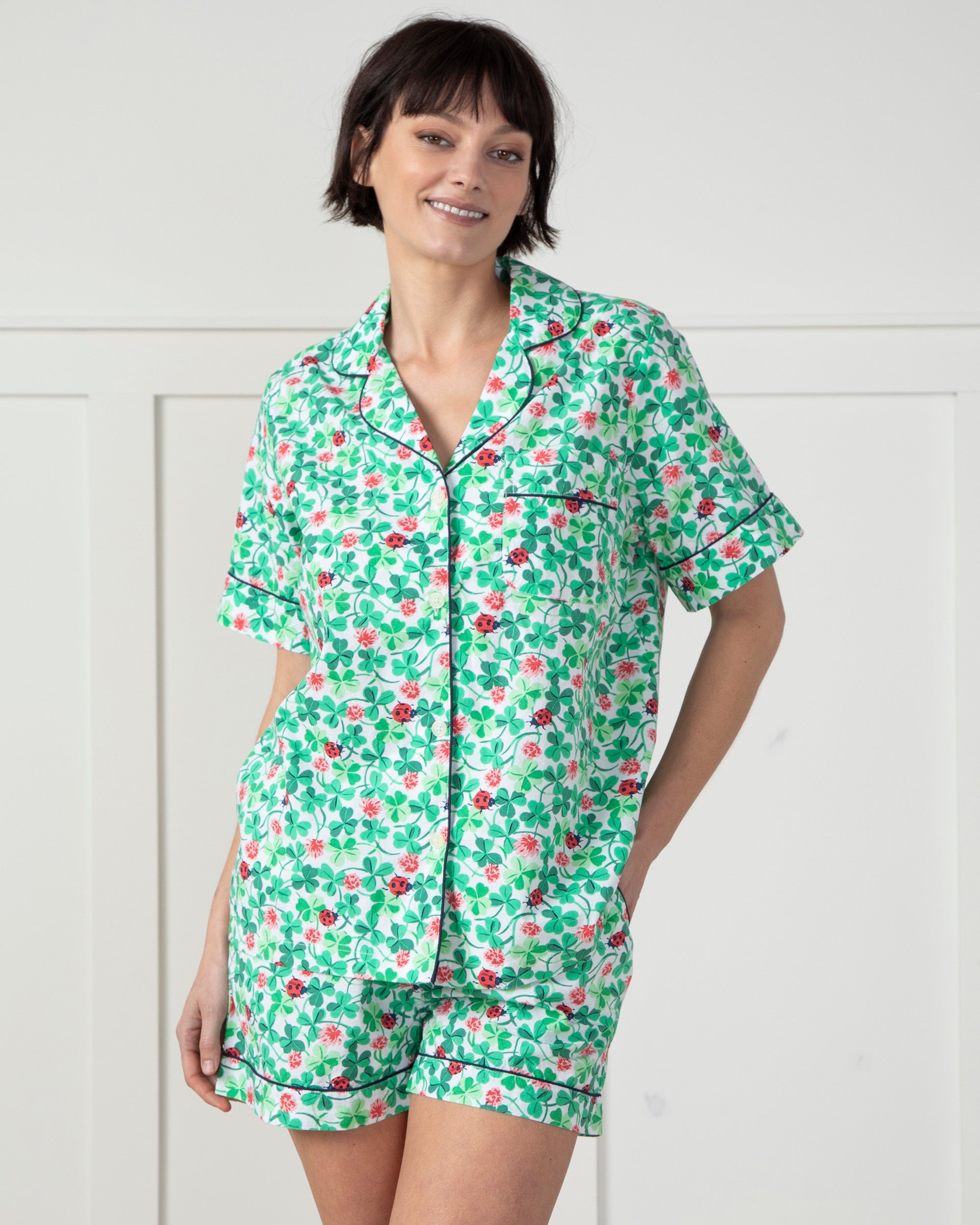 Clover Collector - Short Sleep Set - Sweet Mint