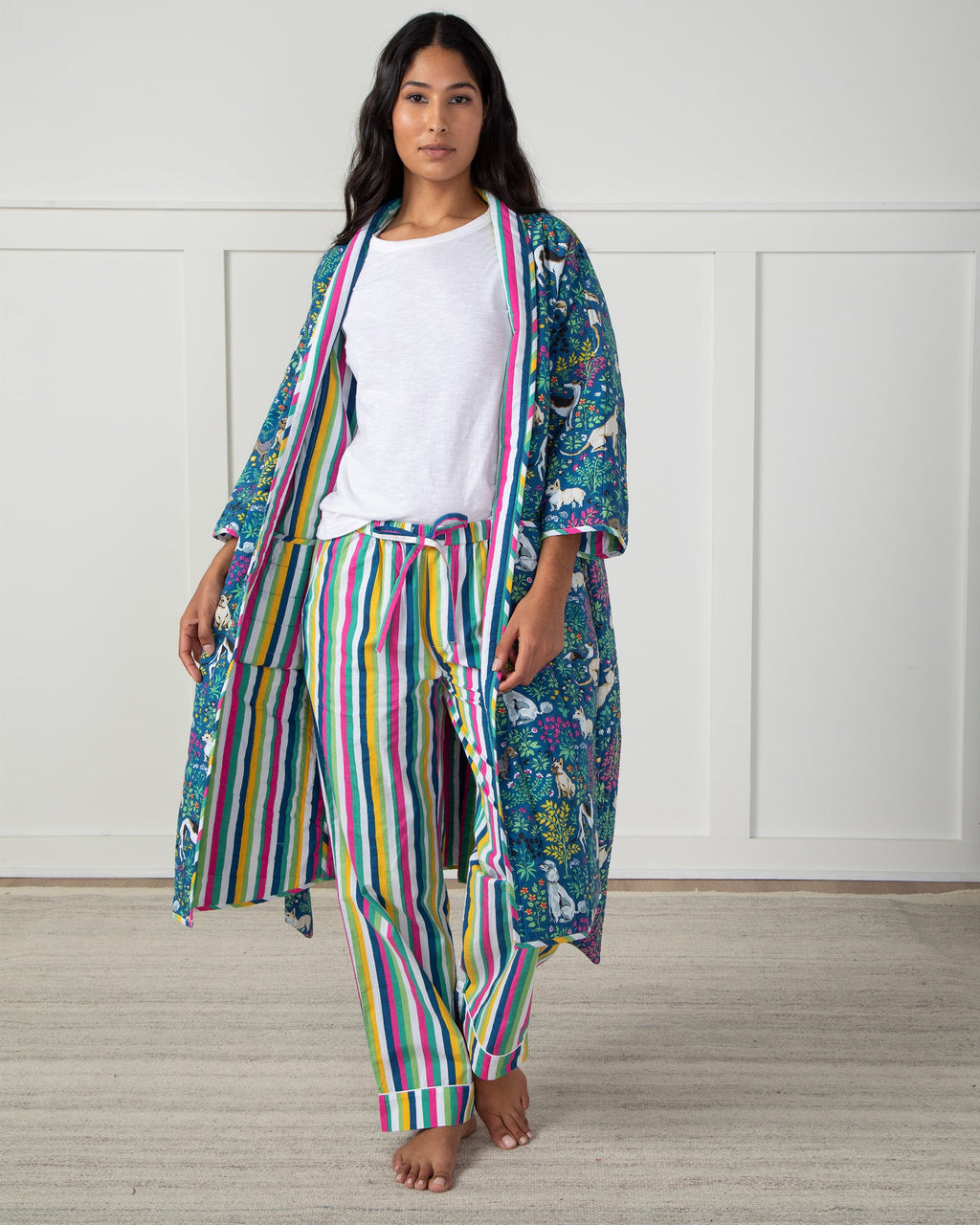 Sincerely Stripes - Pajama Pants - Indigo
