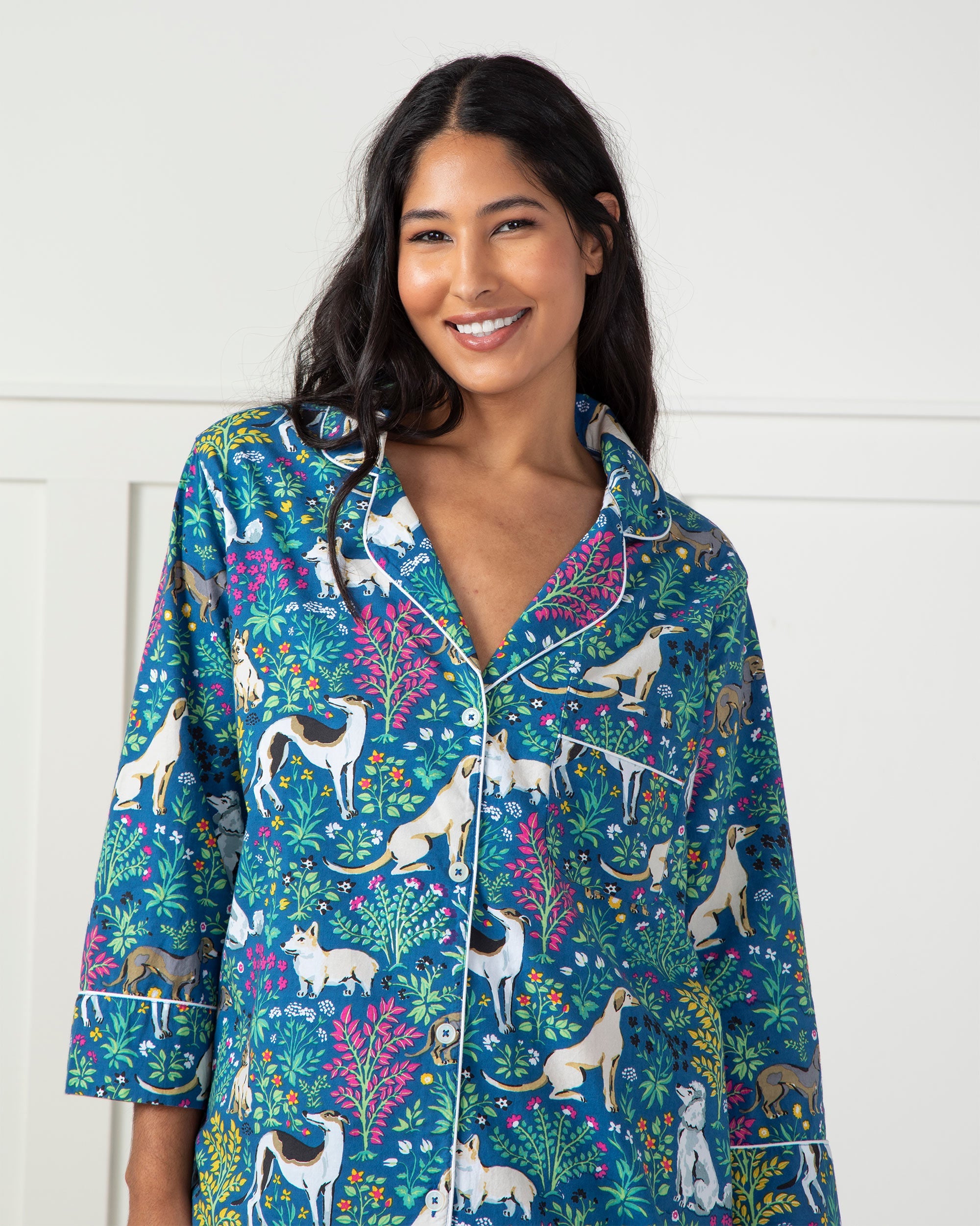 Must Love Dogs - Sleep Shirt - Indigo