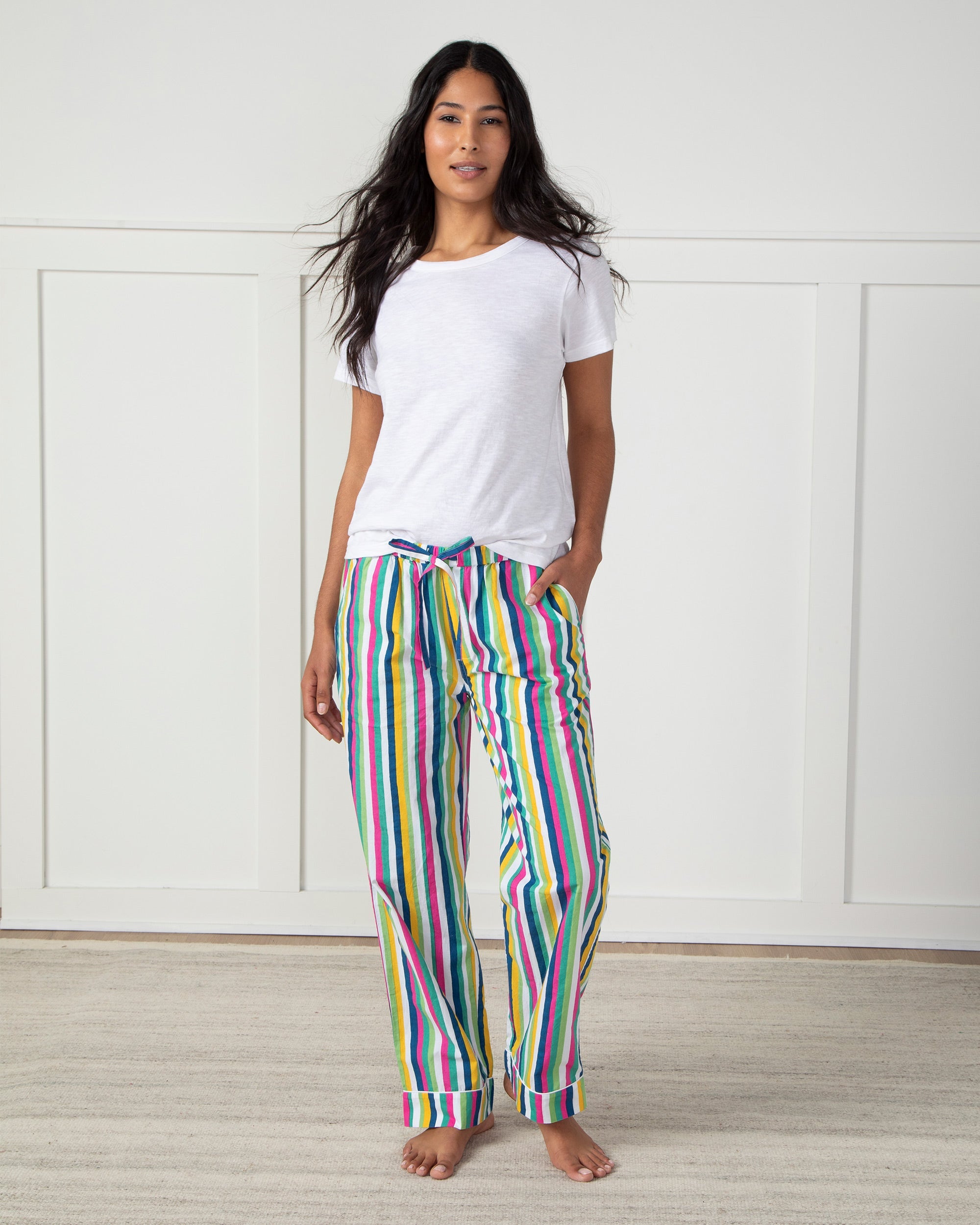 Sincerely Stripes - Pajama Pants - Indigo