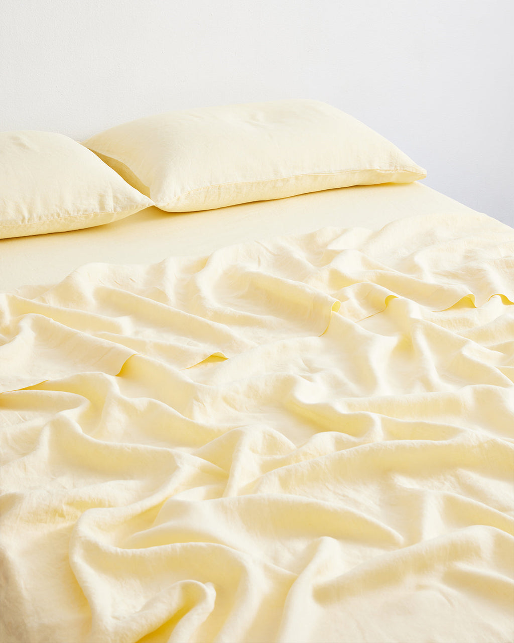 Limoncello 100% French Flax Linen Sheet Set